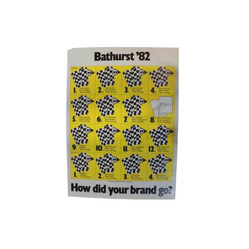 1982 Bathurst Dunlop Poster