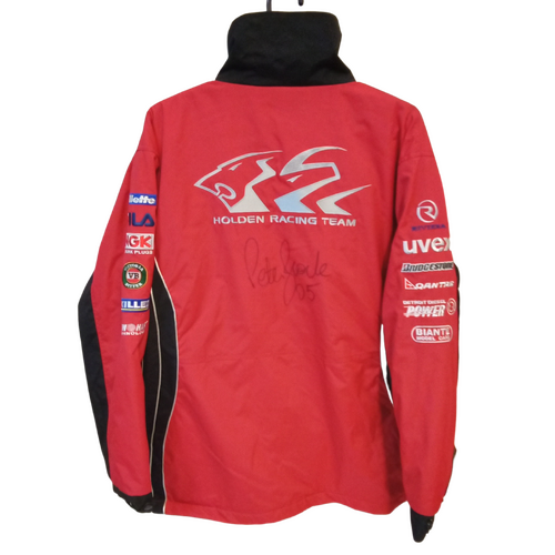 HRT Jacket Holden Racing Team HSV Genuine 2005 Size XL Signed By Peter Brock
