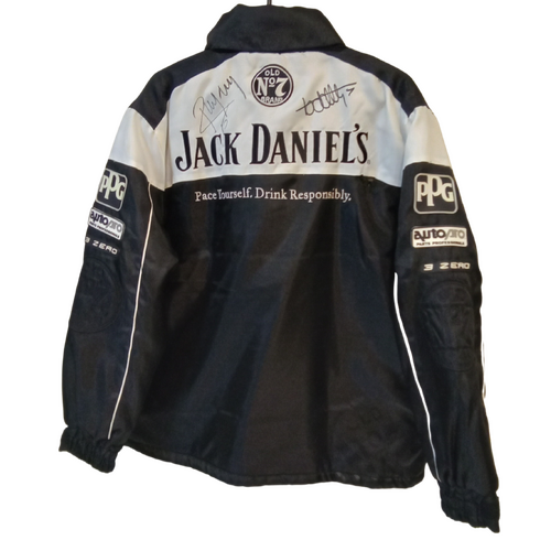 Kelly Racing Jacket Jack Daniels Holden 2010 Size XL Signed By Rick & Todd Kelly