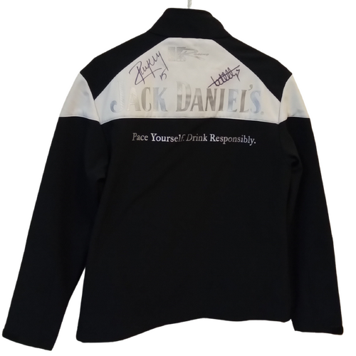 Ladies Jacket Jack Daniels Racing Holden 2010 Size 12 Signed By Rick & Todd Kelly