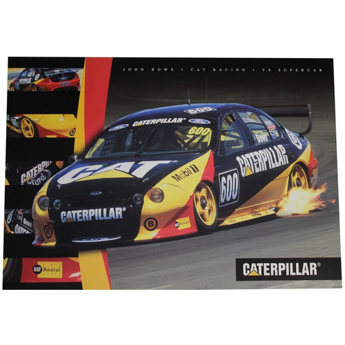 Ford Caterpillar V8 Supercars John Bowe Poster