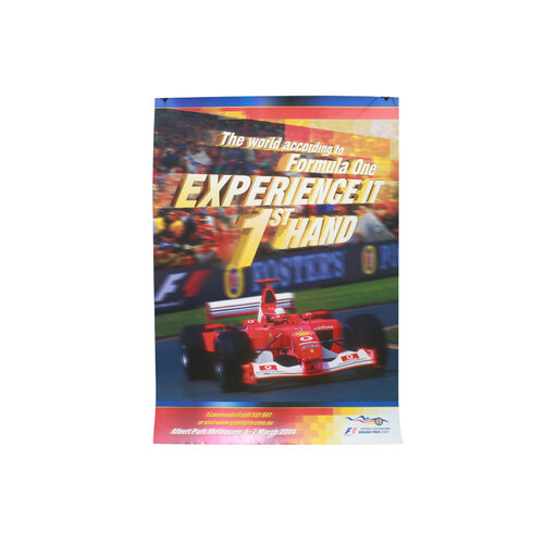 F1 Grand Prix Alber Park 2004 Poster