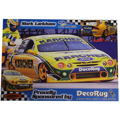 Ford DecoRug V8 Supercar Mark Larkham #10 Poster