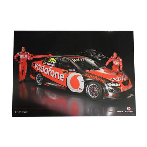 Holden Vodafone Craig Lowndes Jamie Whincup Poster
