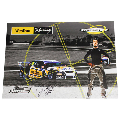 Ford Dean Fiore #12 V8 Supercars Signed Poster 