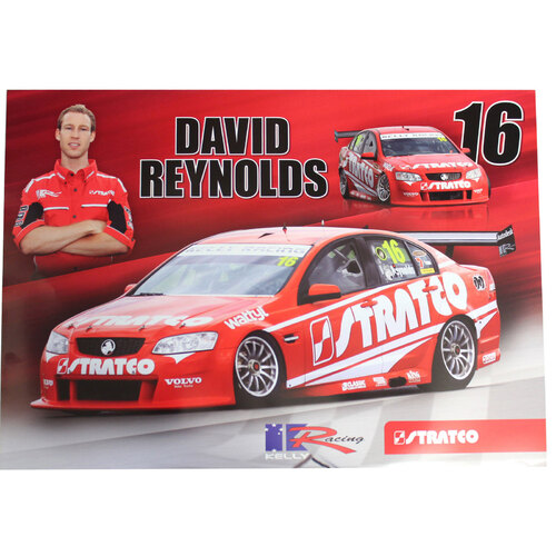 Stratco Racing David Reynolds V8 Supercars Poster 