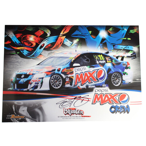 Pepsi Max Greg Murphy V8 Supercars Signed Poster