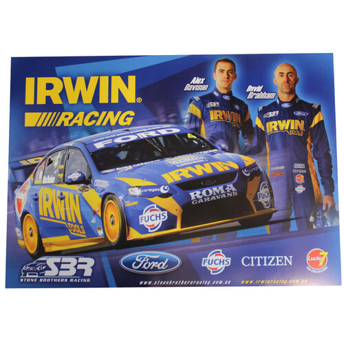 Alex Davison & David Brabham V8 Supercars Poster 