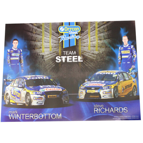 Ford Orrcon Racing Winterbottom Richards Poster 