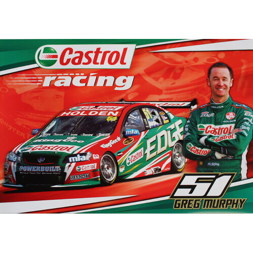 Holden Castrol Racing Greg Murphy Promo Poster