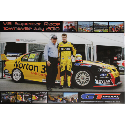 Ford James Moffat V8 Supercars Poster