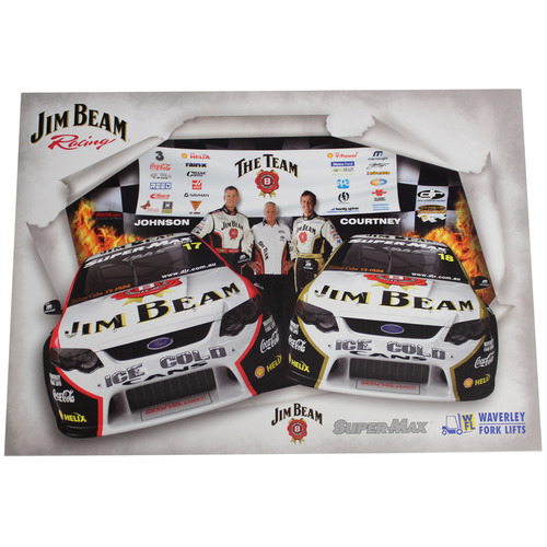 Jim Beam Racing Johnson Courtney Poster