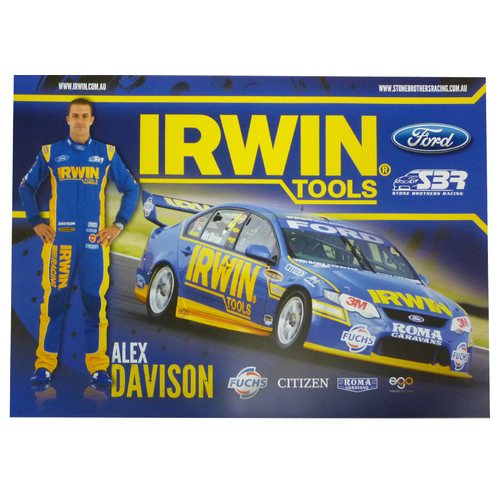 IRWIN Tools Racing Alex Davison Supercar Poster