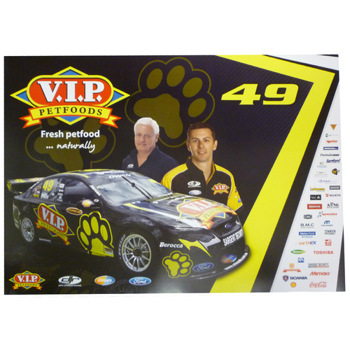 VIP Petfoods Steve Owen Dick Johnson Poster 