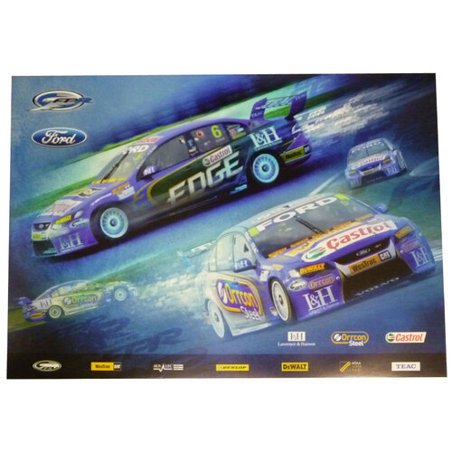 Castrol Mark Winterbottom Steve Richards Poster