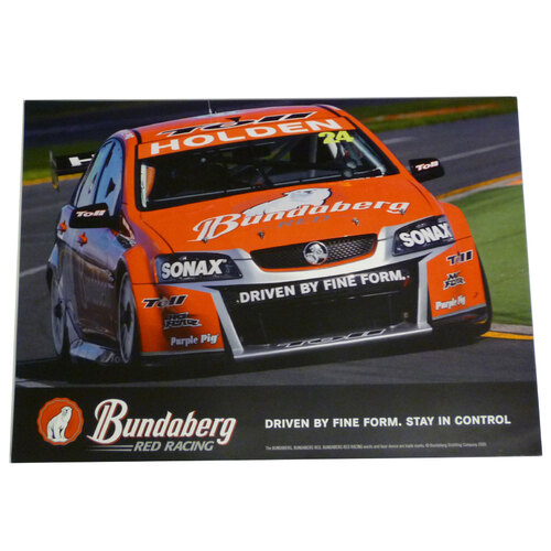 Bundaberg Red David Reynold Poster V8 Supercar  