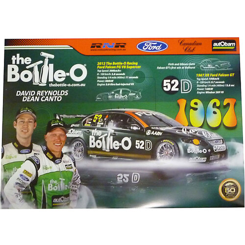 David Reynolds Dean Canto V8 Supercars Poster