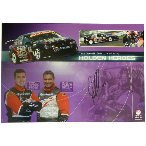 2004 Simon Wills Dale Brede Poster Signed 8/8