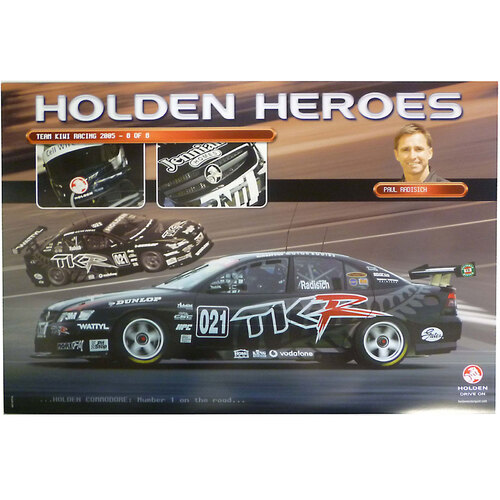 2005 Team Kiwi Racing Paul Radisch #21 8/8 Poster 