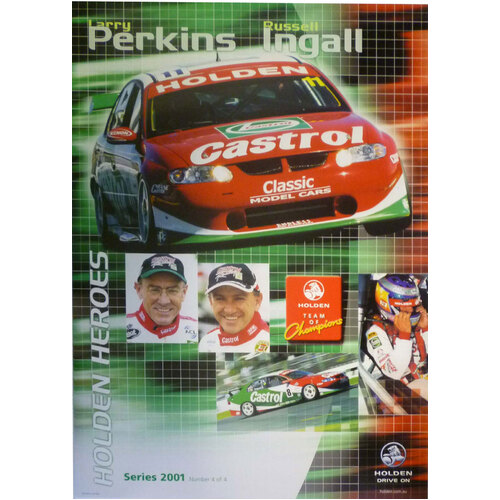 Holden 2001 Larry Perkins Russel Ingall 4/4 Poster