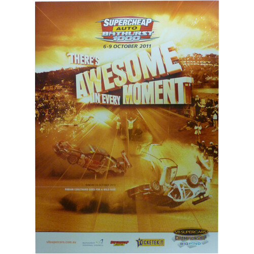 Bathurst 1000 Championship 2011 Coulthard Poster