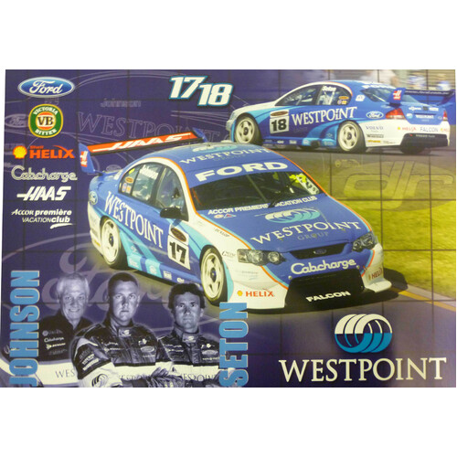 Ford Steve Dick Johnson Glenn Seton Poster