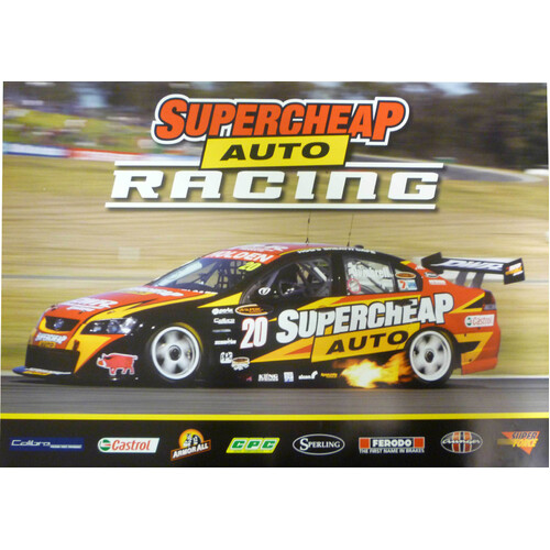 Holden Paul Dumbrell V8 Supercars Poster