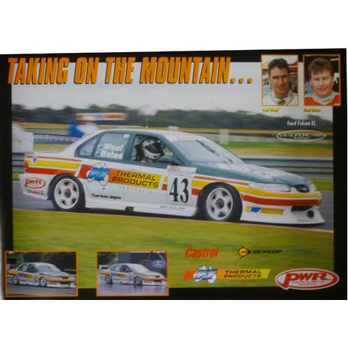 Ford Paul Weel & Ned Bates Bathurst Poster