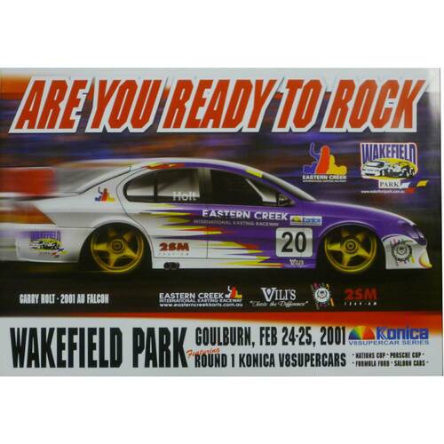 Wakefield Park Garry Holt Konica Supercars Poster