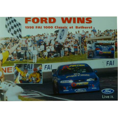 Ford Wins 1998 FAI 1000 Classic Bathurst Poster