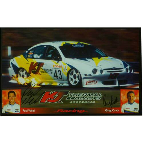 Ford Paul Weel & Greg Crick Signed Poster