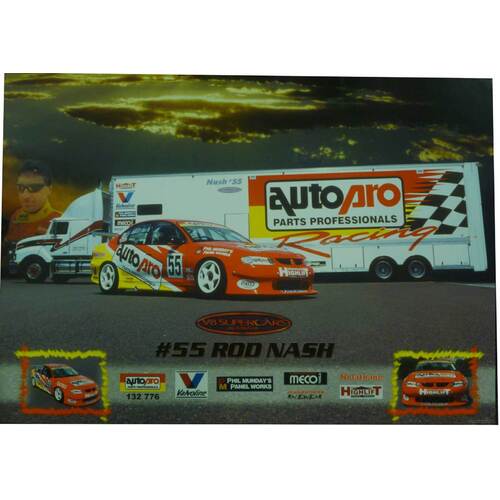 Holden Autopro #55 Rod Nash V8 Supercars  Poster