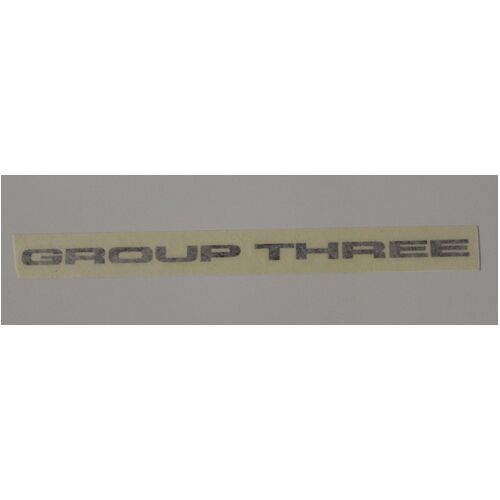 Black VL Group 3 Decal