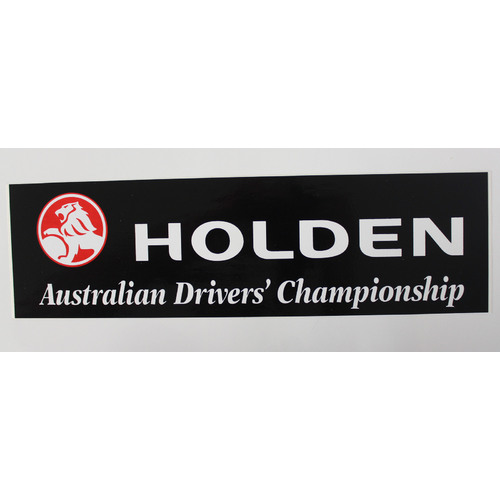 Australian Dirvers Championship Holden Sticker