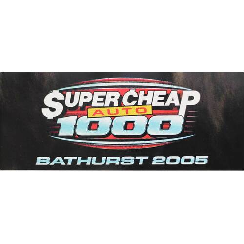 2005 Supercheap Auto Bathurst 1000 Sticker