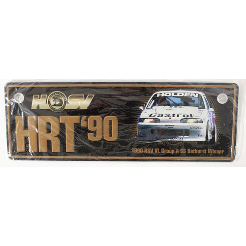 HSV Novelty Number Plate HRT'90