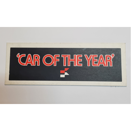 1979 VB Commodore Dealer Showroom Number Plate