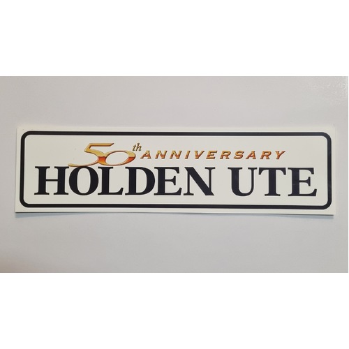 1998 VS Ute Commodore Dealer Showroom Number Plate
