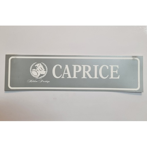 Holden Prestige VS Caprice Dealer Showroom Number Plate