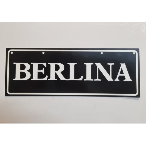 Holden VS Berlina Dealer Showroom Number Plate