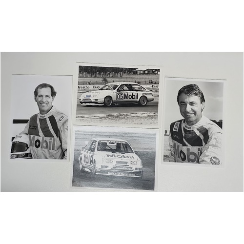 Original Photos 1990 Peter Brock Andrew Miedecke Mobil 1 Racing RS 500 FORD Sierra