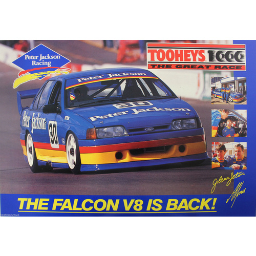 Glenn Seton Ford EB Falcon Poster