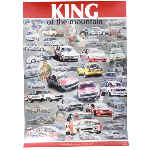 Peter Brock King Of The Mountain Poster