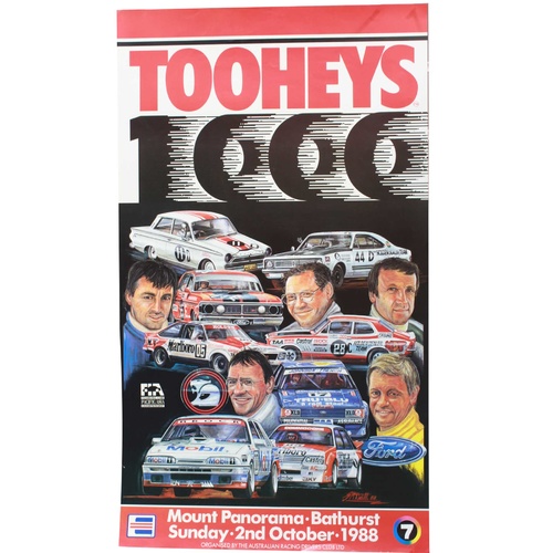 1988 Tooheys 1000 Poster