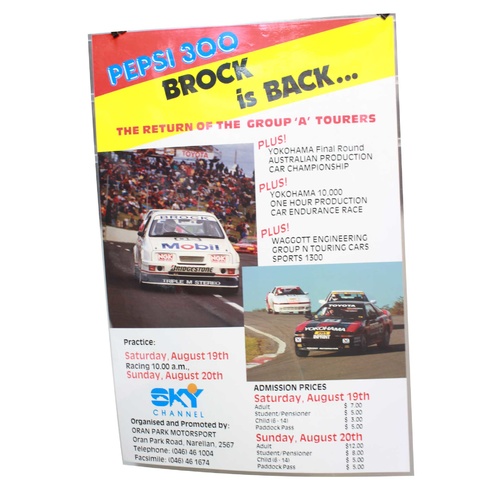 Pepsi 300 Brock is Back Poster