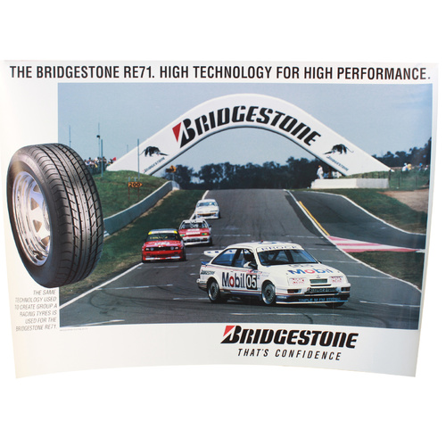 Bridgestone Peter Brock Poster