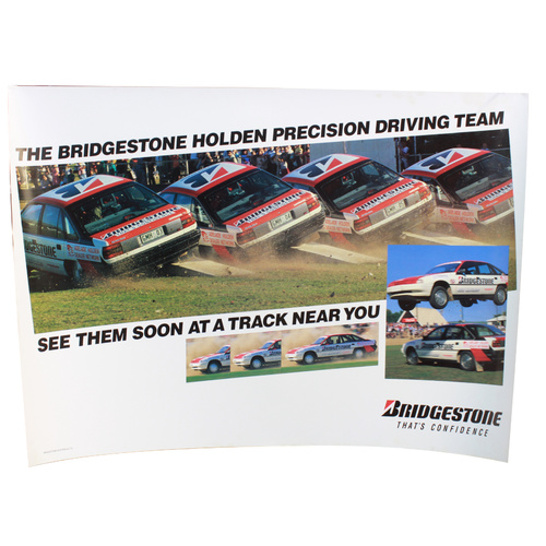 The Bridgestone Holden Precision Driving Team Poster