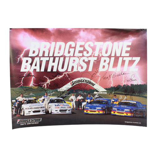 Signed Bridgestone Bathurst Blitz Poster