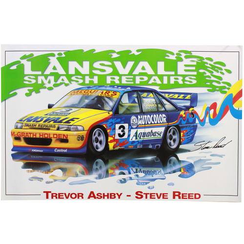 Signed Steve Reed Lansvale Poster