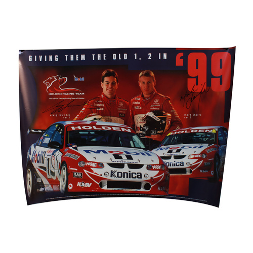 Signed 1999 HRT Lowndes & Skaife Poster